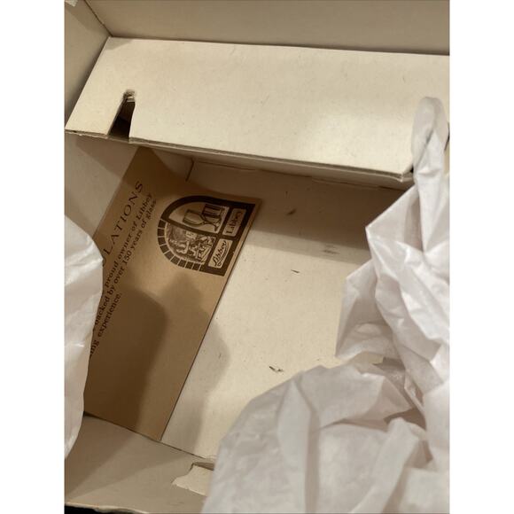 Vintage Libbey Gold Leaf Cocktail Glasses NIB Set of 6 - Picture 5 of 9